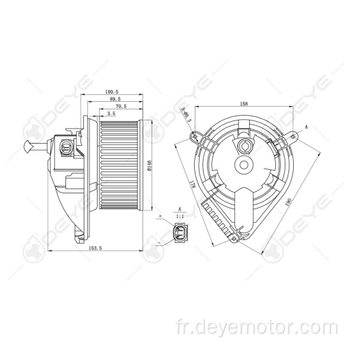 Pulseur d&#39;air pour VW LT DODGE SPRINTER BENZ